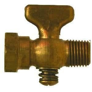 BRASS AIR COCK - MIP X FIP - TEE HANDLE WITH HEX - IND#49, IND#50, IND#51, IND#51A - Fast Fittings