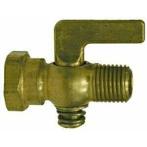 BRASS AIR COCK - MIP X FIP - LEVER HANDLE WITH HEX - IND#52, IND#53, IND#54, IND#54A - Fast Fittings