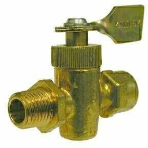 BRASS SOLID BOTTOM VALVE - MIP X FIP - Fast Fittings