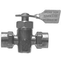 BRASS SOLID BOTTOM FUEL VALVE - FEMALE NPT X FEMALE NPT - Fast Fittings