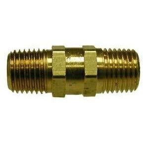 BRASS CHECK VALVE - MALE NPT X MALE NPT - 2500 PSI - CRACKING PRESSURE 1 PSI - Fast Fittings