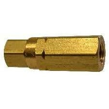 BRASS HIGH PRESSURE CHECK VALVE - 3000 PSI - FNPT X FNPT