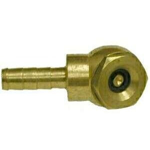 1/4 HOSE BARB W/BALL FOOT CHUCK - Fast Fittings