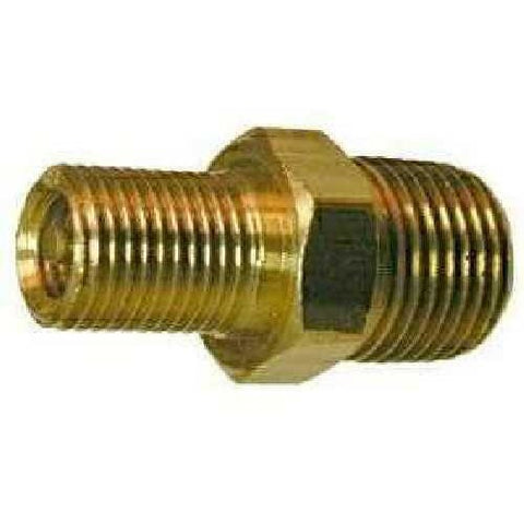 1/8 INCH NPT VALVE 0.9 INCH LONG SPRING CORE 7/16" HEX WITH BLACK CAP - Fast Fittings
