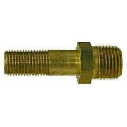 1/8 INCH NPT VALVE 1.207 INCH LONG SPRING CORE 7/16 INCH HEX WITH BLACK CAP - Fast Fittings