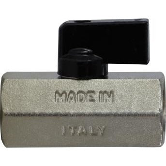 Chrome Plated Brass FNPT X FNPT Italian Mini Ball Valve