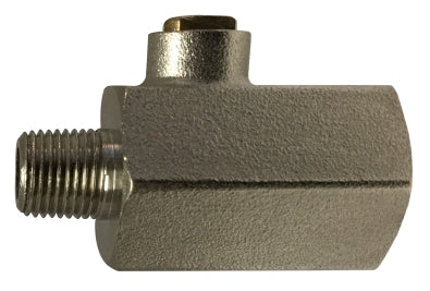 Chrome Plated Brass MNPT X FNPT Mini Ball Valve - Screwdriver Handle