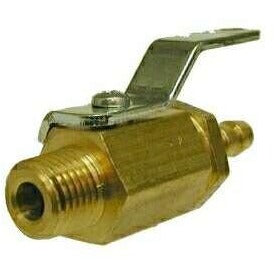 BRASS MINI BALL VALVE - HOSE BARB X MALE NPT - 1000 P.S.I.G - ASTM B-16 - Fast Fittings