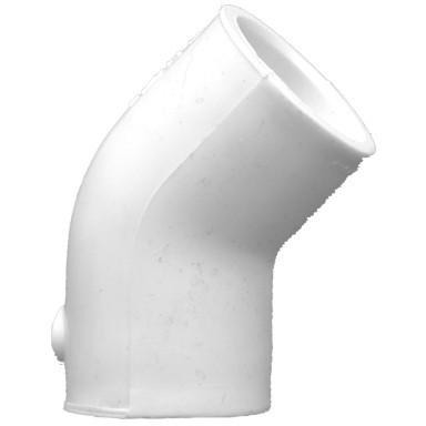 SCH 40 PVC SLIP 45 DEGREE ELBOW - Fast Fittings