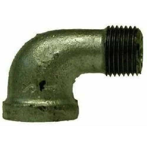 BLACK AND GALVANIZED MALLEABLE  IRON STREET ELBOW - 150 PSI - Fast Fittings - 2