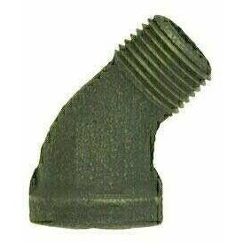BLACK AND GALVANIZED MALLEABLE IRON 45 DEGREE STREET ELBOWS - 150 PSI - Fast Fittings