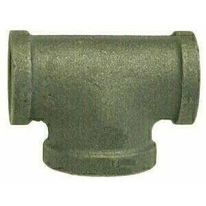 BLACK AND GALVANIZED MALLEABLE IRON BULLHEAD TEES- 150 PSI - Fast Fittings