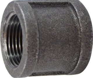 SCH 40 Black Malleable Iron Coupling - 150 PSI