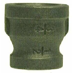 BLACK AND GALVANIZED MALLEABLE IRON FEMALE REDUCING COUPLING - 150 PSI - Fast Fittings