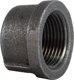 SCH 40 Black Malleable Iron CAPS - 150 PSI