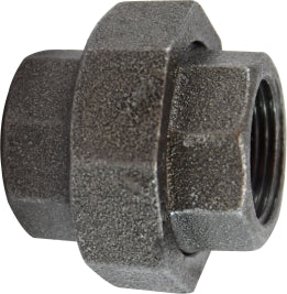 SCH 40 Black Malleable Iron UNIONS - 150 PSI