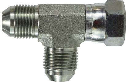 Steel Jic Swivel Run Tee - Sae 070432