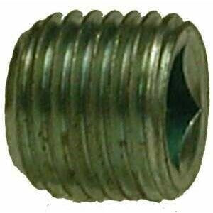 BLACK AND GALVANIZED STEEL COUNTERSUNK SQUARE SOCKET PLUG - Fast Fittings