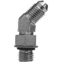STEEL JIC TO O-RING 45 DEGREE ELBOW - SAE 070320 - Fast Fittings