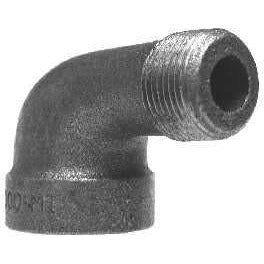 BLACK EXTRA HEAVY MALLEABLE IRON 90 DEGREE STREET ELBOW - 300 PSI - Fast Fittings