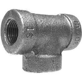 BLACK EXTRA HEAVY MALLEABLE IRON TEE - 300 PSI - Fast Fittings