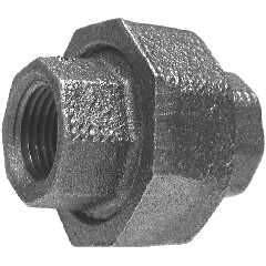 BLACK EXTRA HEAVY MALLEABLE IRON UNION - 300 PSI - Fast Fittings