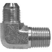 STEEL JIC MALE 90 DEGREE ELBOW BSPT - Fast Fittings