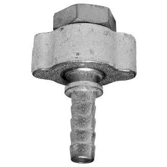 GROUND JOINT COUPLING - HOSE STEM WITH WING NUT AND FEMALE SPUD - Fast Fittings