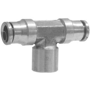 BRASS D.O.T. PUSH-IN FEMALE BRANCH TEE - Fast Fittings