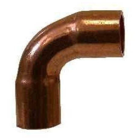 90 DEGREE LONG TURN ELL C X C WROT SOLDER JOINT COPPER FITTING - Fast Fittings