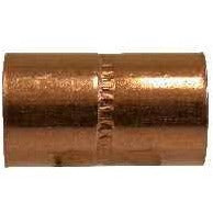 Copper Coupling (Socket) C X C With Rolled Tube Stop Wrot Solder Joint