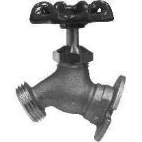 BRASS ANGLE SILLCOCK - 3/4 HOSE THREAD OUTLET - Fast Fittings