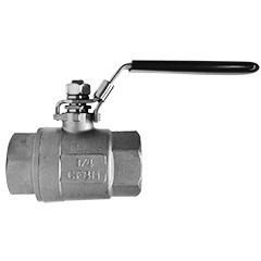 STAINESS STEEL LOCKING TWO PIECE 1000 PSI BALL VALVE - Fast Fittings