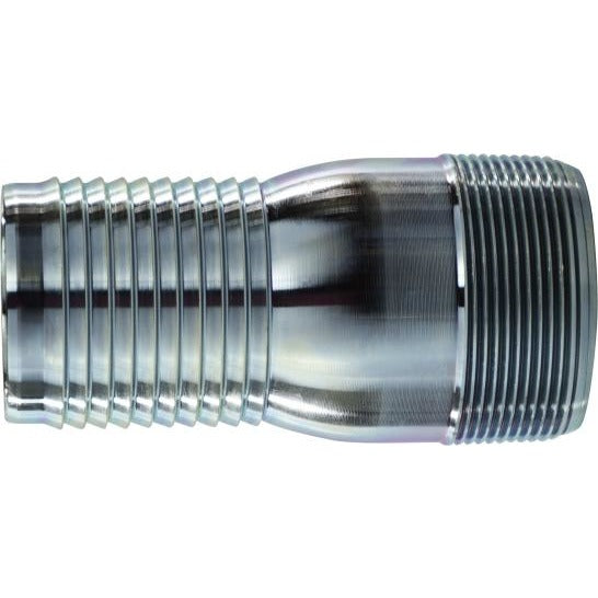 Zinc Plated Steel Hose Barb King Nipple