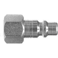STEEL FEMALE PLUG - 3/8" BASIC SIZE - Fast Fittings