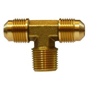 BRASS SAE 45 DEGREE FLARE FITTINGS - UNF THREAD 