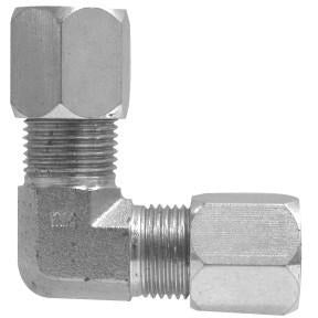 FLARELESS BITE-TYPE STEEL 90 DEGREE UNION ELBOW - Fast Fittings