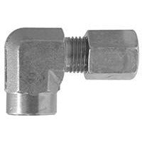 FLARELESS BITE-TYPE STEEL 90 DEGREE FEMALE ELBOW - Fast Fittings