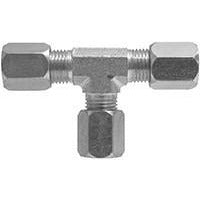 FLARELESS BITE-TYPE STEEL UNION TEE - Fast Fittings