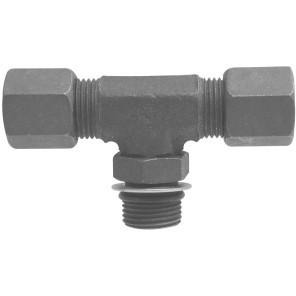 FLARELESS BITE-TYPE STEEL MALE O-RING BRANCH TEE - Fast Fittings