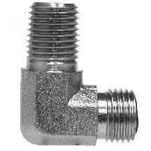 STEEL O-RING FACE SEAL TO 90 DEGREE MALE ELBOW - ORFS - Fast Fittings