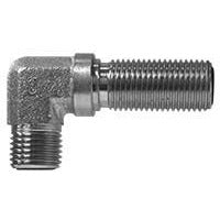 STEEL ORFS BULKHEAD UNION 90 DEGREE ELBOW (LOCKNUT NOT INCLUDED) - Fast Fittings