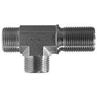STEEL ORFS BULKHEAD UNION RUN TEE (LOCKNUT NOT INCLUDED) - Fast Fittings