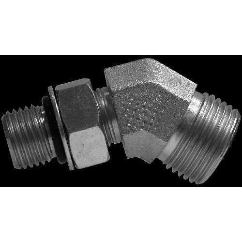 STEEL ORFS TO O-RING 45 DEGREE ELBOW - Fast Fittings