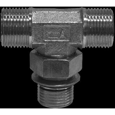 STEEL ORFS TO O-RING RUN TEE - Fast Fittings