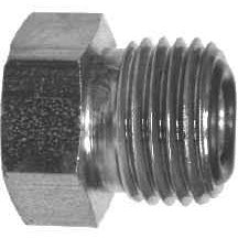 STEEL O-RING FACE SEAL PLUG - SAE 520109 - Fast Fittings