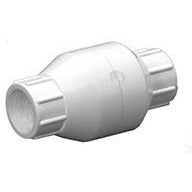 PVC INLINE PLASTIC SPRING CHECK VALVE - FEMALE THREADED ENDS - Fast Fittings
