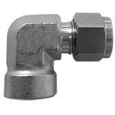 STAINLESS STEEL 316SS FLARELESS BITE-TYPE 90 DEGREE FEMALE ELBOW - Fast Fittings