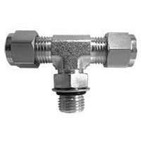 FLARELESS BITE-TYPE STAINLESS STEEL 316SS MALE O-RING BRANCH TEE - Fast Fittings